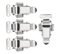 4PCS Doppia Molla Fibbie S/L Doppia Molla Caricato Valigia Cassa Cassetta degli Attrezzi di Bloccaggio Hardware Toggle Latch Hasp Fibbia