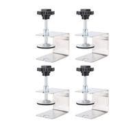 4Pcs Drawer Fixing Clip U Shaped Woodworking Front Panel Installation Clamps Stainless Steel Cabinet Installation Tool