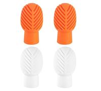 4Pcs Drum Mute Silicone Bacchette Punta Bacchette Dampeners Percussioni Accessorio Per Silenziare Drumming Pratica