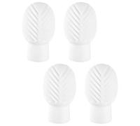4PCS Drumstick Mute Tips - Copertine per bastoni portatili, riduzione del rumore Accessori per tamburi | Tappi per pestello assorbenti gli urti, consigli di batteria durevoli per le ripetizioni delle