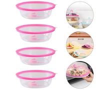 4pcs Durevole Microonde Riscaldamento Riscaldamento Sealing Coperchi a prova di