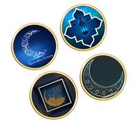 4pcs Eid Muslim Ramadan adesivi autoadesivi sigillanti eid decalcomanie