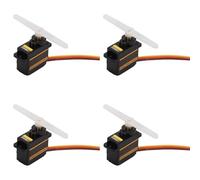 4PCS EMAX ES08MA II 12g Mini Metal Gear Analogico Servo Motor Drive Antiurto Macchina Stabile Compatibile per Modello RC