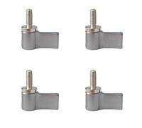 4PCS Ergonomico Tipo L Maniglia di Fissaggio Leggero In Lega di Alluminio Per Action Camera Monti Fotografia Attrezzature Vite