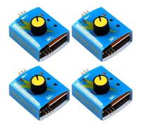 4PCS ESC Servo Tester, Motor Servo Tester, 3CH 4.8-6V CCPM Consistency Master Checker, RC Motor Servo Tester, CCMP Master Speed Controller Controllo Regolazione Sterzo Tester