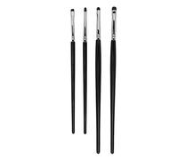 4Pcs Eyeliner Sfumino Pennello Matita Strumento per Trucco Morbido, Set di Pennelli per Ombretto Pennello per Eyeliner per Sfumare L'ombretto Sfumare L'eyeliner Sopracciglio a