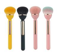 4pcs Face Powder Brush, Make up Brush Foundung Make up Brush Pennello Ultra oft Guancial Brush Pennello per Blush per applicare polvere Buffing Blending Modellare Cream Powder Blush Liquid