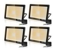 4PCS Faretto LED 200W, Super Illuminoso 20000LM 3000K Faretti da Esterno