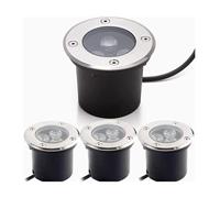 4PCS Faretto Per Lampada Da Terra - Faretto A Led Per Esterno, Faretto Led Da Incasso Per Esterni Impermeabile IP65, Luci Paesaggistiche A Led Interrate A Bassa Tensione/Per Giardino/Cortile ( Color :