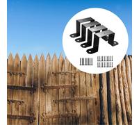 4pcs Fencing Post Clips staffe versatili Metal Easy Installation Hardware