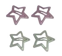 4PCS Flickering Star Y2K Style Argento Tornante Dolce Spille Handmade Accessori Per Donne Ragazze