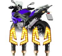 4Pcs Freccia Moto Indicatori Di Direzione Universali 12V 15 LED per Street Sport