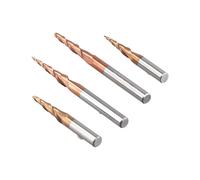 4PCS Frese A Testa Conica In Carburo 6Mm Mandrino Bit Per Lavorazione Del Legno