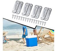 4pcs Frigorifero Freezer Refrigeratore Cerniera Con Viti 304 Inossidabile S/