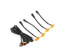 4pcs Front Grille LED Amber Light Fit for Dodge Ram 1500 2019-2021