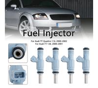 4PCS Fuel Injector 0280155892 Per Audi TT Quattro 1.5L 2000-02 0280155893 S1 T9
