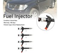 4PCS Fuel Injector 095000-6250 Per Nissan Navara D22 D40 Diesel 16600-EB70A S H7