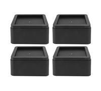 4Pcs Furniture Risers Plastic Quadrangle 3in Couch Riser Pads Home Accessories for Bed Desk Chair Sofa