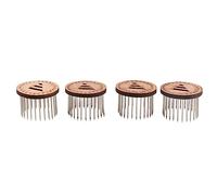 4pcs Gabbia per Ape Regina Strumenti Apicoltura in Acciaio Inossidabile con Design a Forma di Ago Sicuro e Compatto Peso 135g per Catturare e Contenere Sicuramente le Api Regina nell'Alveare