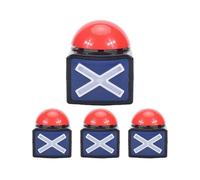 4PCS Game Answer Buzzer,Game Buzzer Alarm Sound Play Button with Light Trivia Quiz Got Talent Buzzer