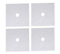 4pcs gamma di gas copertura maestra non stick non ptfy brush protecter protector cuscs resistent resistenti cucina cucina cucina per la stufa a gas in fibra di vetro panno 27x27 cm (27*27 cm, 0,1 mm)