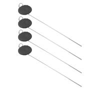 4Pcs Garden Markers with Stainless Steel Rods for Plant Identification