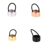 4pcs Glitter Coda di Cavallo Titolari Elastico Strass Fascia Per Capelli Multicolore Cravatta Accessori Donna