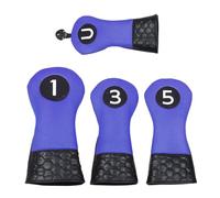 4Pcs Golf Club Covers PU Golf Ferro Headcover Club Head Covers Regali Uomini Donne Driver Putter Putter Guardia Protettiva