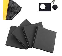 4PCS Gomma Adesiva Eva Foglio Neoprene Adesivo Isolante Guarnizione Adesiva Fogli di Schiuma Gomma Espansa per Mobili DIY(Spessore 2cm, 15x15cm)