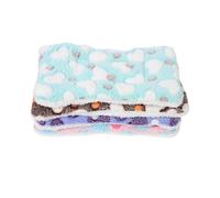 4pcs Hamster Bed Mat â Warm, Breathable Cushion for Small Pets, Ideal for Winter , Assorted Colors