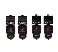 4PCS Hotend Kit High Speed Printing with Hardened Steel Nozzles for Lab