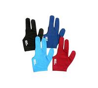 4pcs Ibs biliardo tre dita guanto professionale 4 colori spandex snooker Pool