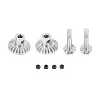 4Pcs In Acciaio Asse Anteriore e Posteriore Ponte Ingranaggi Albero di Trasmissione Set di Ingranaggi Compatibile con WPL B24 B36 C14 C24 MN D90 MN99S Parti di Aggiornamento