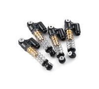4pcs in alluminio da 31 mm Amorbitore ammortizzatore SMEPATIBILE CON 1 RC Crawler Auto come SCX24 Deadbolt C10 e simili modelli di veicoli fuori strada(Gold)