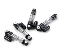 4pcs in alluminio da 31 mm Amorbitore ammortizzatore SMEPATIBILE CON 1 RC Crawler Auto come SCX24 Deadbolt C10 e simili modelli di veicoli fuori strada(Black)