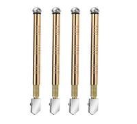 4PCS in lega di alluminio vetro taglierina ruota con testa in carburo ergonomico e antiscivolo maniglia specchio portatile piastrelle strumento di taglio