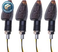 4Pcs Indicatori Di Direzione Moto Omologate 14 LED Luci Di Segnalazione 12V Impe