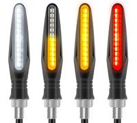 4PCS Indicatori Di Direzione per Moto Luci Di Marcia Diurna E Di Stop 12V