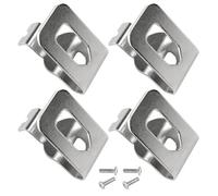 4Pcs Industriale Parete Drill Clip Ganci Risparmio di Spazio Strumento di Stoccaggio per Officina Garage N086039 Clip Da Cintura In Acciaio Inox