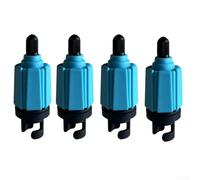 4pcs Inflatable Valve Adapter for per kayak Boat Quick Connect | per Quick connection nozzles, secure fit, compatible with per kayak boats, 4-piece set, blue and orange colors