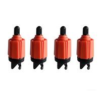 4pcs Inflatable Valve Adapter for per kayak Boat Quick Connect | per Quick connection nozzles, secure fit, compatible with per kayak boats, 4-piece set, blue and orange colors