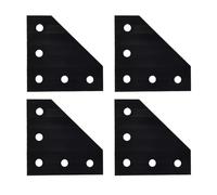 4pcs Joint Board Piastra Angolo Staffa Angolo Lega di Alluminio per Serie 2020 Profilo In Alluminio 5Hole 90 Gradi Hardware Mobili