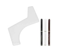 4pcs Kit di Riempimento per Matita per Barba Impermeabile Maschile con Modello di Guida a Base Ripieno Barba Lunga Durata le Linee della Perfette