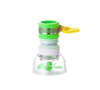 4PCS Kitchen Anti-Splashing Faucet Can Rotate Extend The Filter Home Universal Water Multifunction Wash Basin Shower Per Cucina(Green)