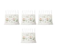 4Pcs Kitchen Privacy Skirt Curtain for Oven Dishwasher and Under Sink Use