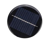4pcs Lampada Policristallina del Diametro del Pannello Solare Rotondo per 80 Fili, Batteria da Tosaerba a Energia Solare
