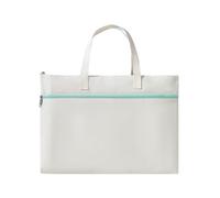 4pcs Large Capacity Document Bag File Folder Oxford Cloth Portable Handle Office Briefcase Waterproof Handbag Double Layers Per Scrivania