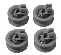 4pcs Lavastoviglie Superiore Cestello Ruote per Bosch per Siemens per Neff Parte 611666 Grigio ABS Rulli Kit di Ricambio Accessori