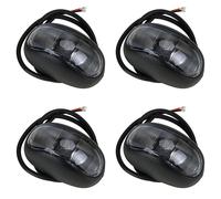 4pcs LED indicatori laterali per Autocarro Rimorchio Caravan Side Marker Light