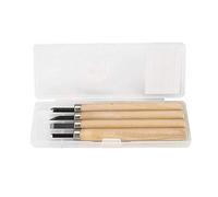 4pcs legno intaglio coltello intaglio scalpelli manuale affilatrice strumenti set per la lavorazione del incisione su legno timbro di gomma modello progetti artigianali(#3)